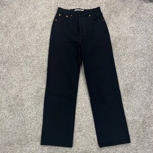 Levi's Women's Black Straight Leg Jeans